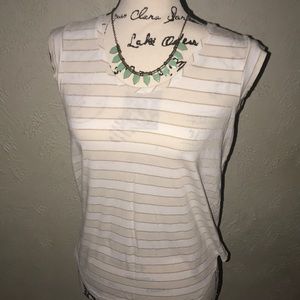 🎈3/$15 striped cap sleeve shirt